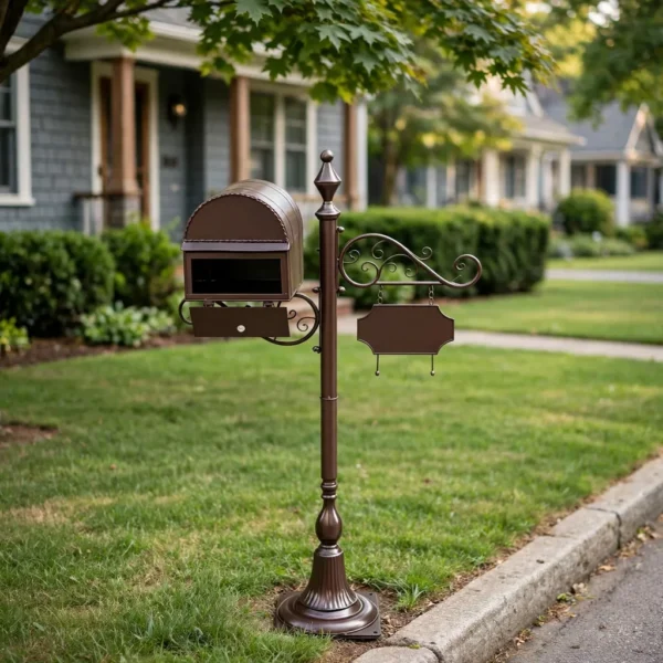 American Vintage Post Mailbox 8 American vintage post mailbox outdoor view