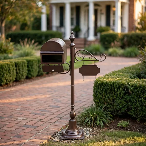 American Vintage Post Mailbox 9 American vintage post mailbox outdoor view